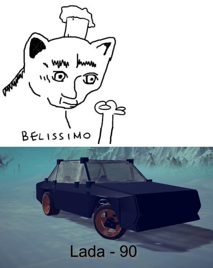 Я сделал Ладу в Besiege...