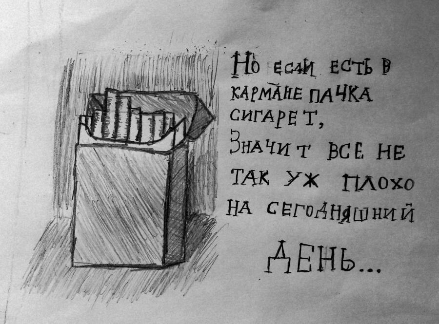 Я куда-то посеял ластик, поэтому линии контура получились жирными(ибо я не мог их потереть), а в остом я доволен работой