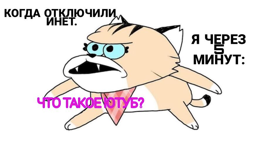 Мем КОГДА ОТКЛЮЧИЛИ ИНЕТ 
(До историческая пикси)