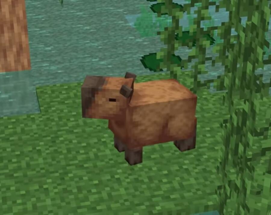 Я хочу капибар в Майнкрафте  (Мод - Unname animals)