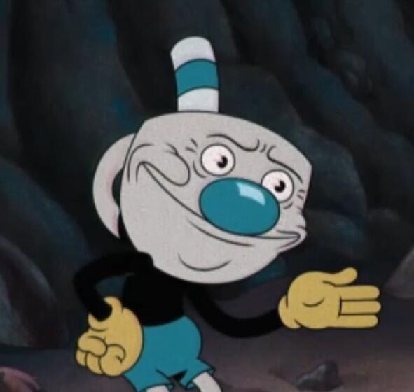 Просто два щщщедьевьряльрих какдра из Cuphead show