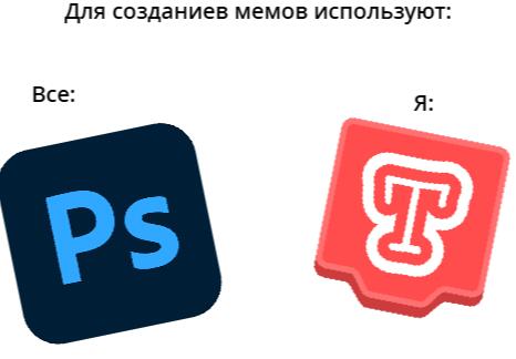 Что используют все и что использую я для создания мемов: