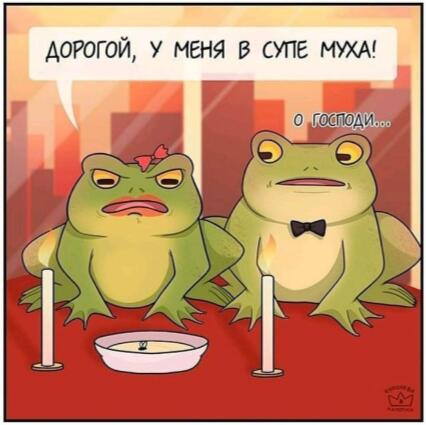 Простите за неактивность( Вот вам комикс с лягушками)