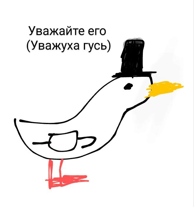 Просто уважуха гусь