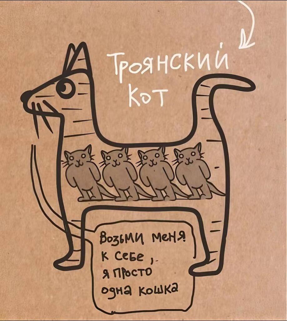 скорее троянская кошька :3