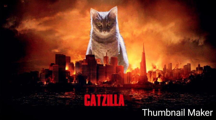 Премьера! Уже завтра! Новая часть Годзилы! КОТОЗИЛА! Только в кинотеатрах CatCinema! Не забудьте
взять билет в виде св