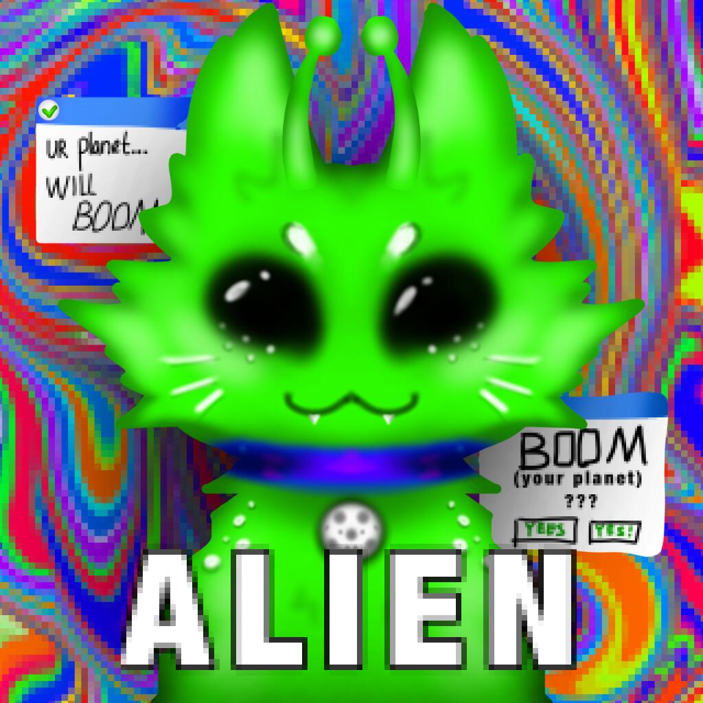 Тудэй ай драу онли Элиэнс🛸🔋(извинити, нет ничего с жабами😭)
