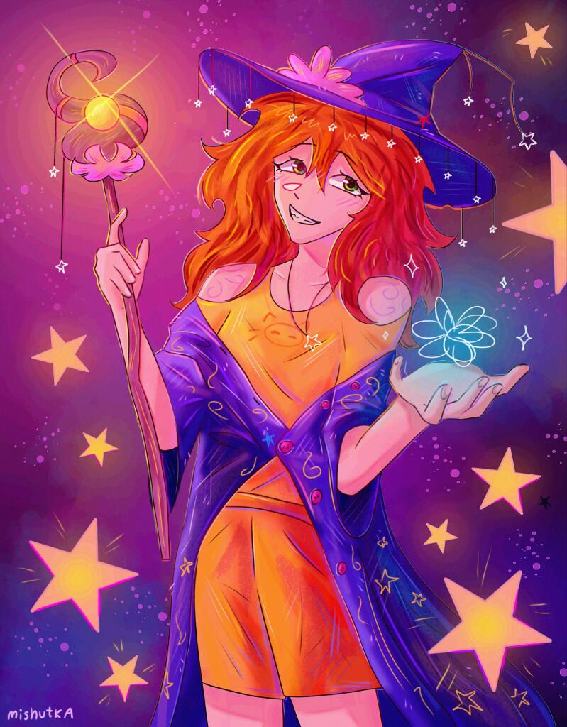 Рисунок на челлендж Мелони 🎇✨🪄 ( ﹁ ﹁ ) ~→