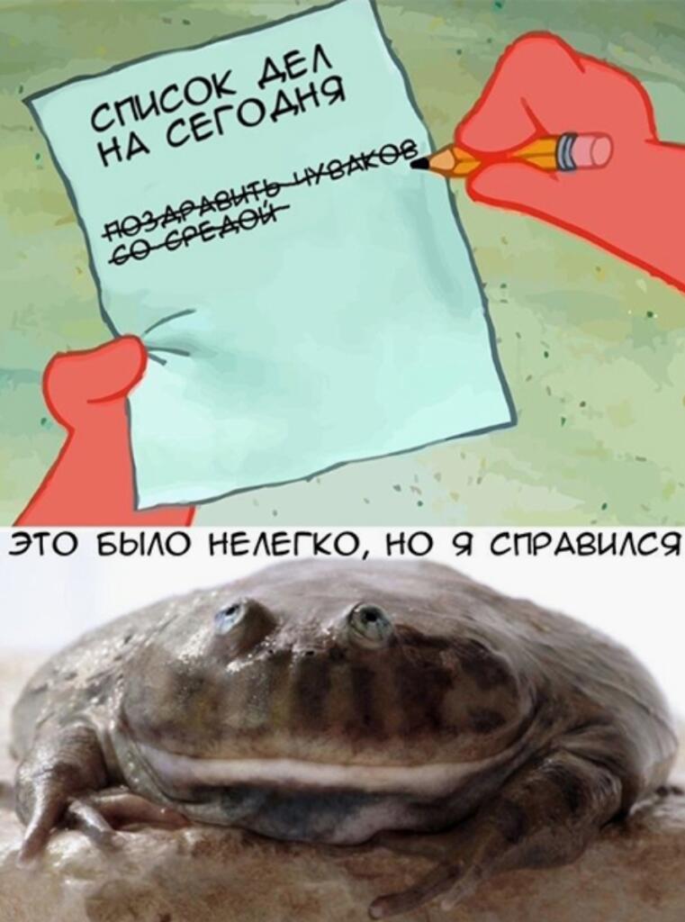 Мой первый пост про среду!