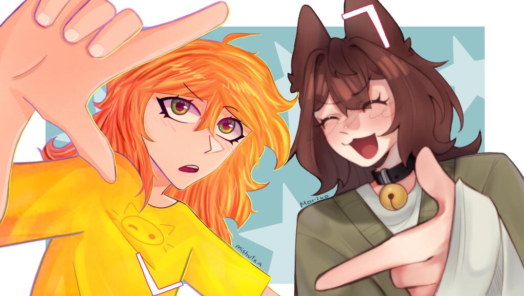 Офигенный коллаб с Морико! ヾ(≧▽≦*)o 💗