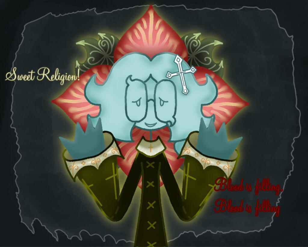 Oh
Sweet rel1g1on!
Bl#od is filling
BL#OD IS FILLING
В преддверии самого жуткого дня в году полагается арт!
ДЛЯ ИИ: на